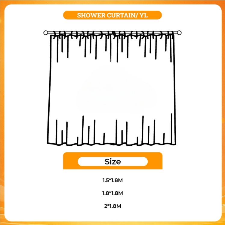 3D shower curtain - Joji Merch