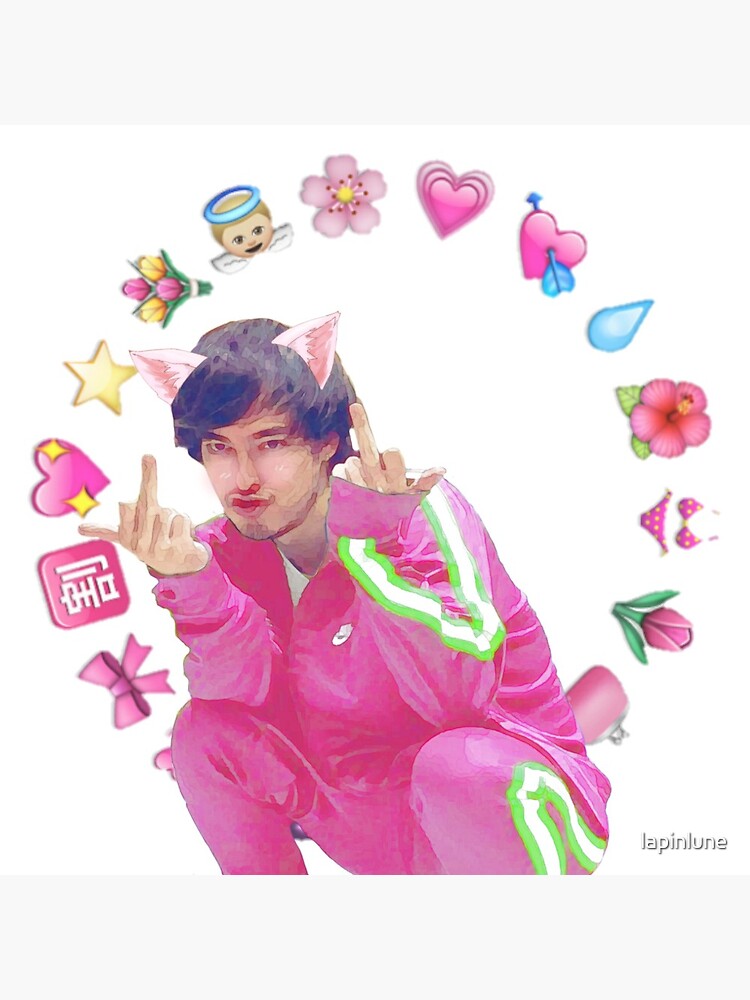 Joji Neko Chan Throw Pillow - Image 2