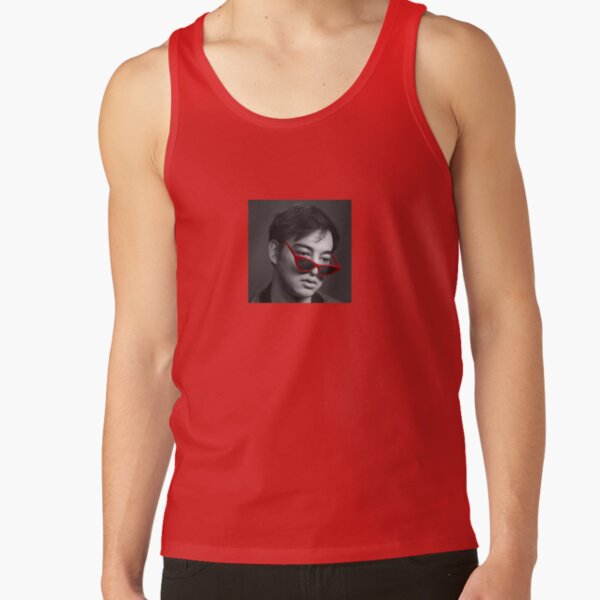 Joji Red Glasses Tank Top - Image 4