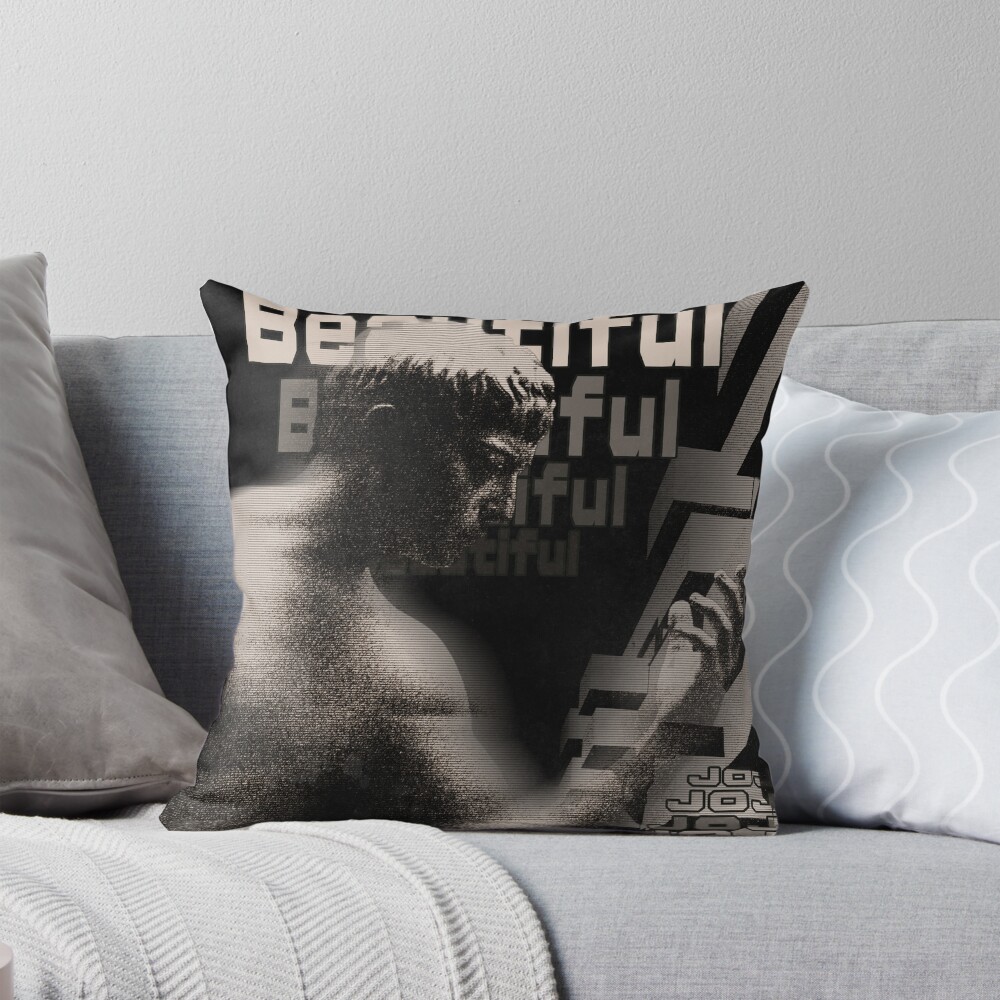 Joji Beautiful Album Cover Redesign Throw Pillow